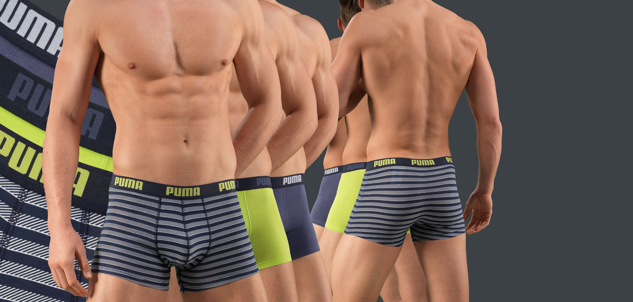 Puma Basic Stripe Design Boxershort 3-Pack,
