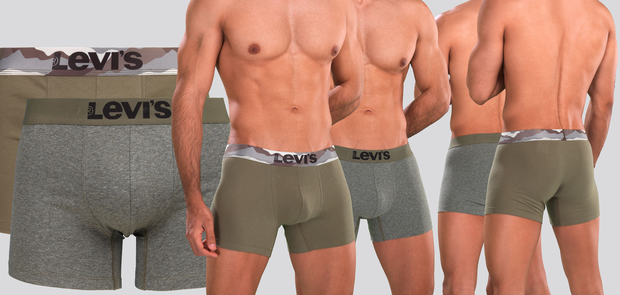 Levi_s Printed Waistband Boxer Brief 2-Pack 905,