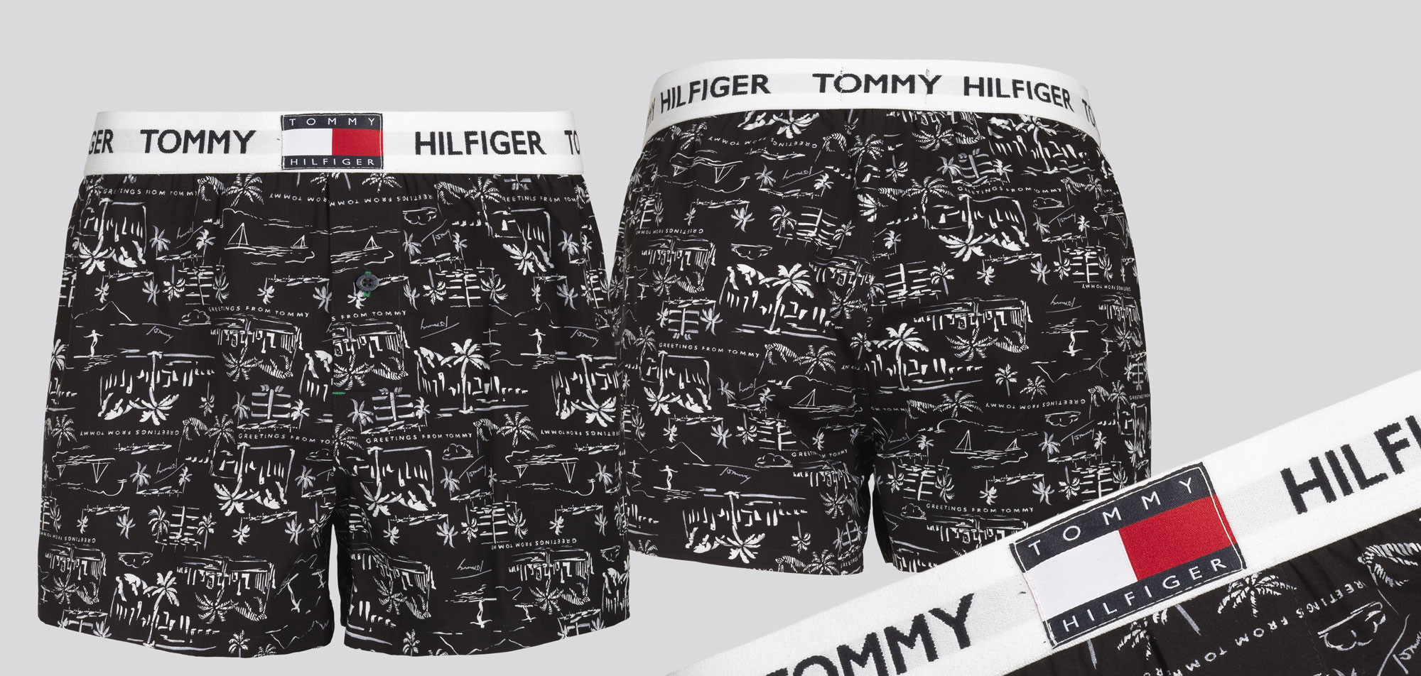 Tommy Hilfiger Woven Boxershort Print 175 Organic Cotton,