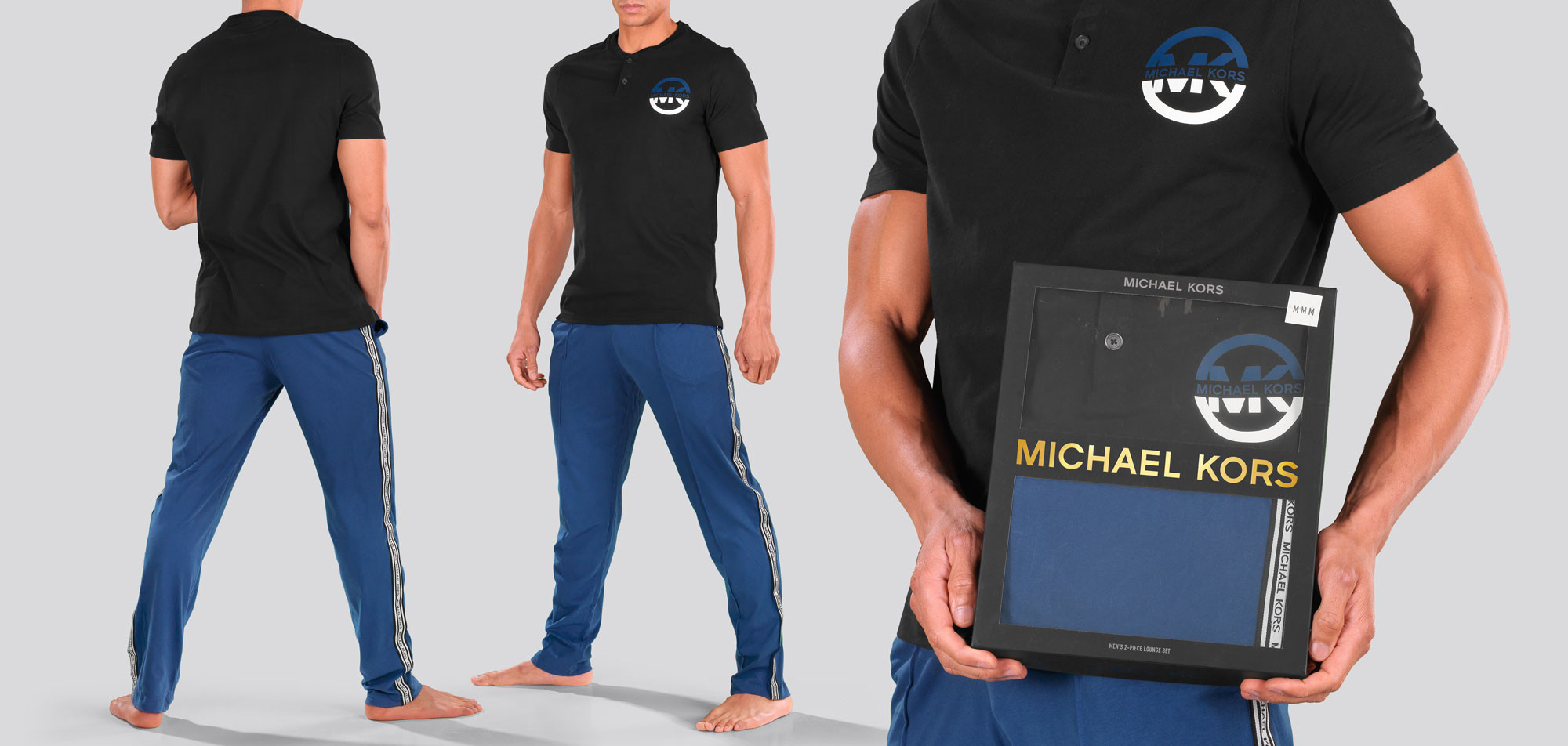 Michael Kors Pyjama 651 SS + Pintuck Pant Giftset,