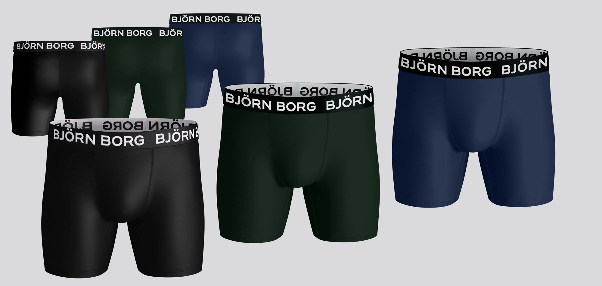 Bjorn Borg Performance Boxershort 3-Pack 570 MP002,