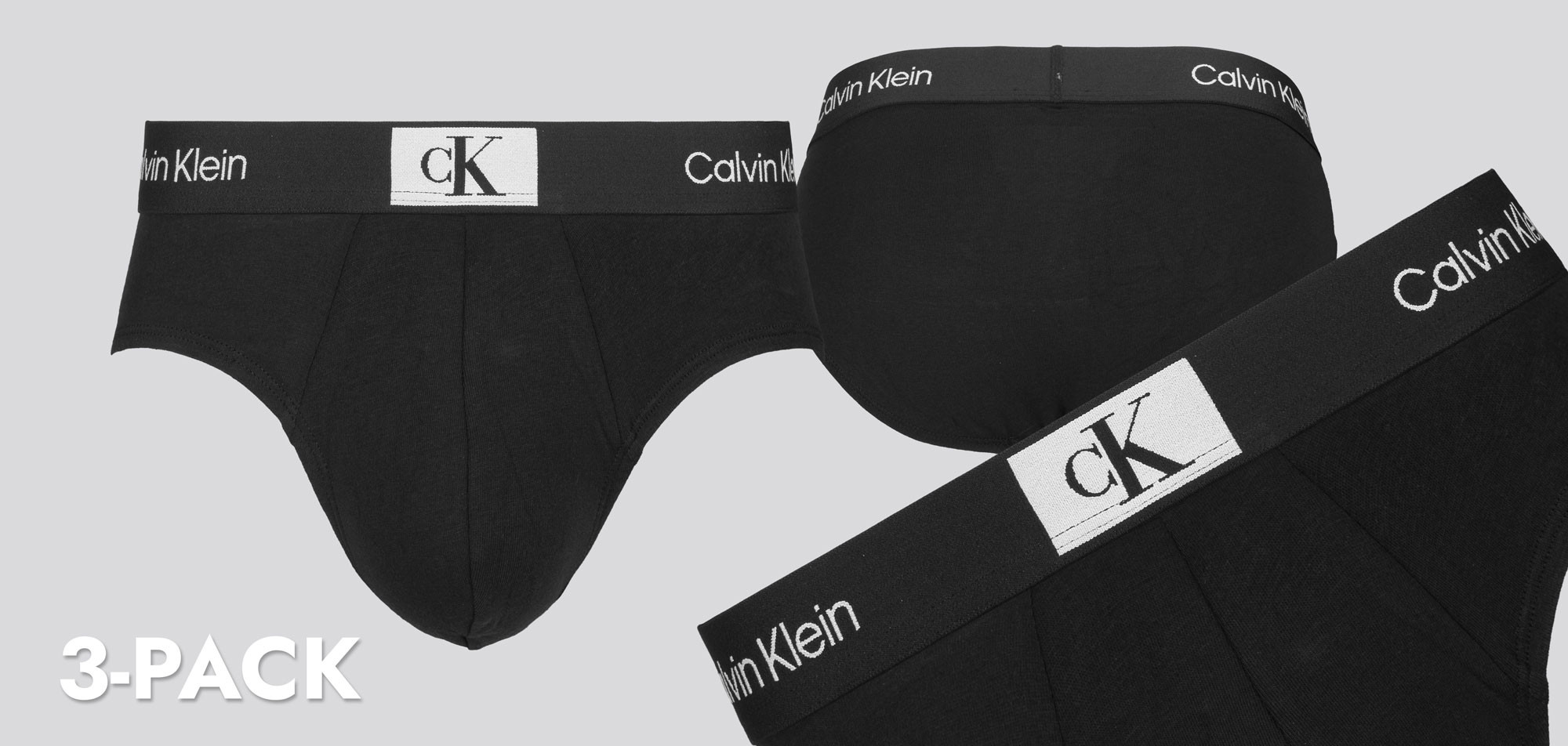 Calvin Klein Hip Brief 3-Pack NB3527A 1996 - Yourunderwearstore