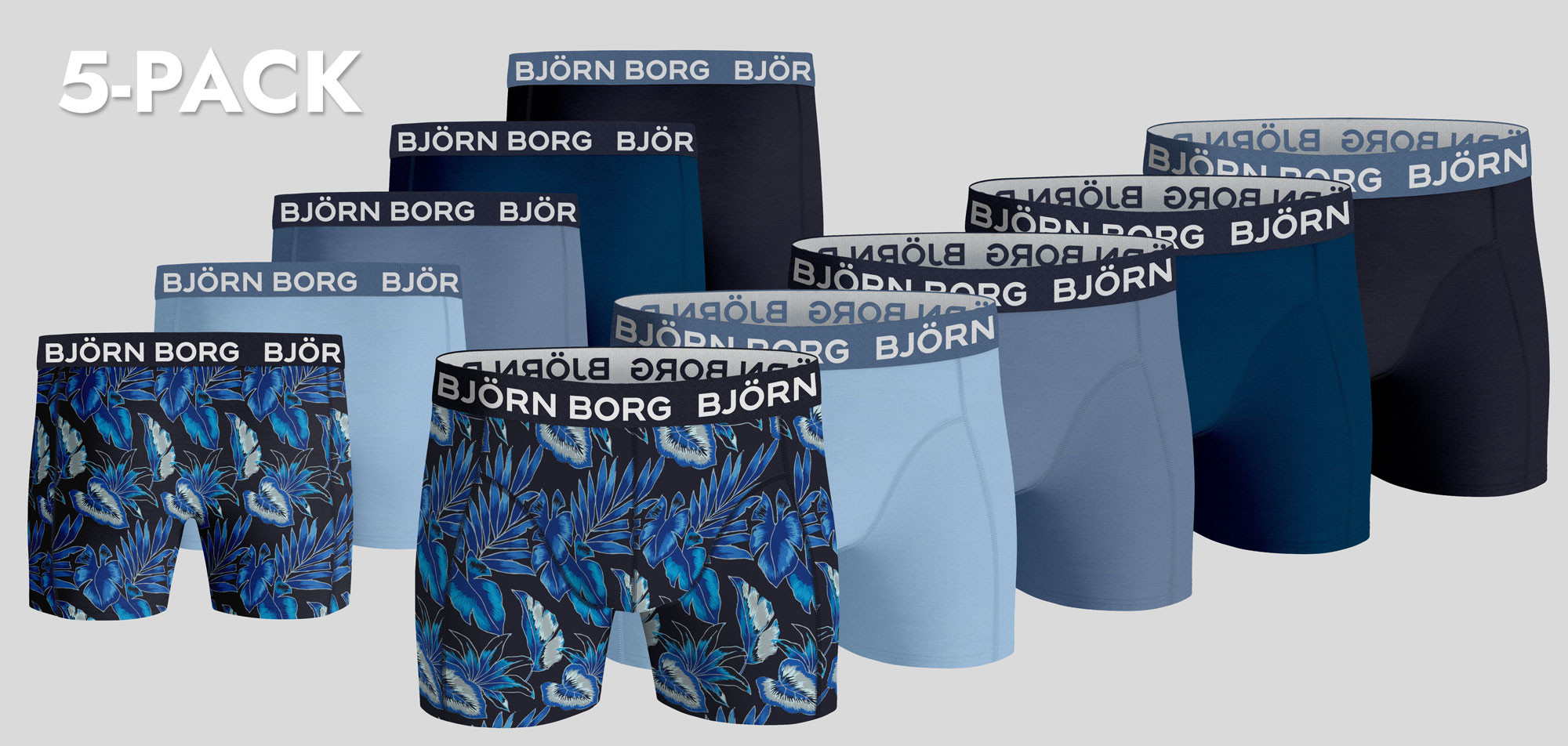 Bjorn Borg Boxershort 5-Pack 095 Cotton Stretch MP005,