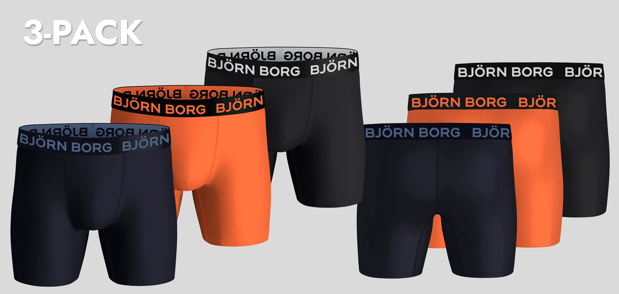 Bjorn Borg Boxershort 3-Pack 099 Performance MP001,