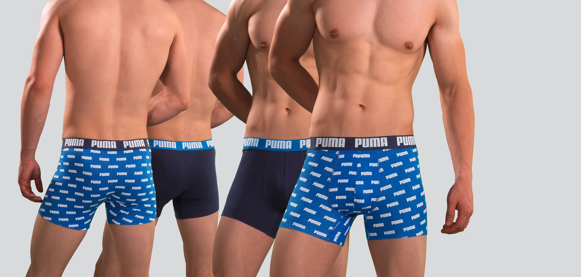 Puma Boxershort 2-Pack 391 Everyday All Over Logo,