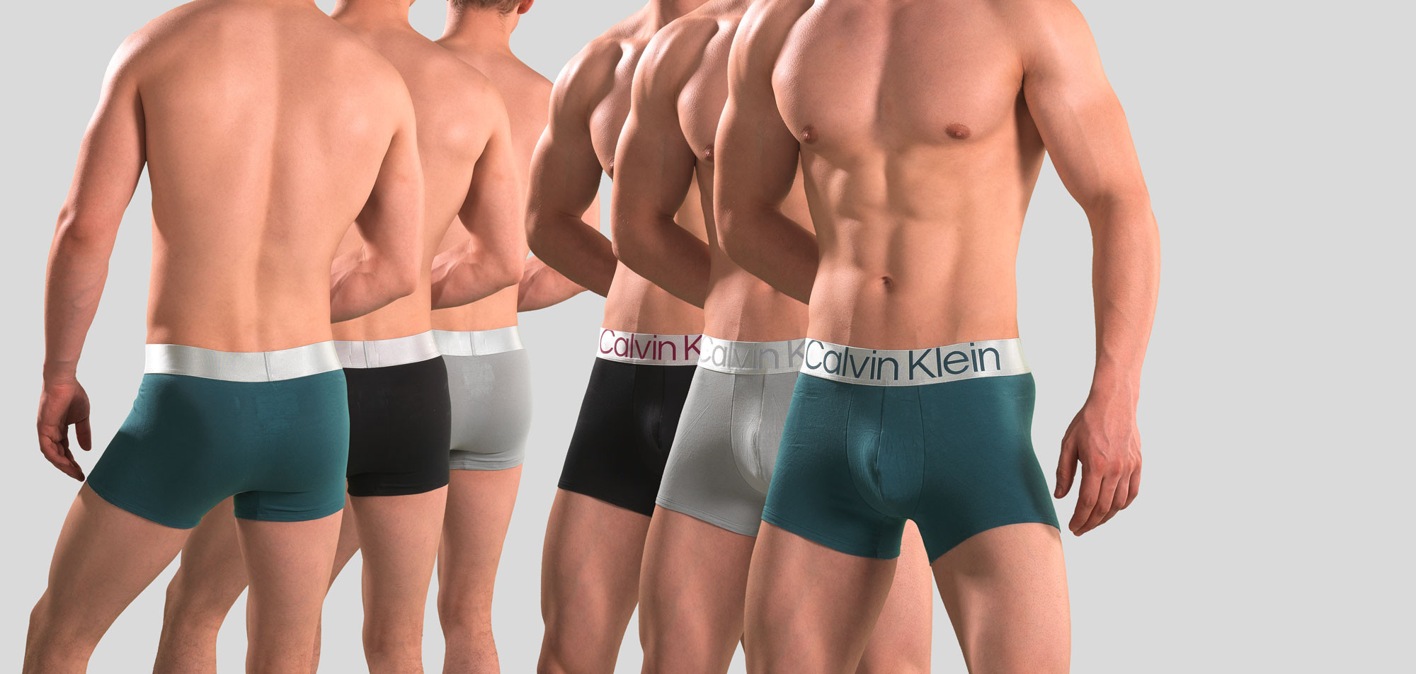 Calvin Klein Trunk 3-Pack NB3130A Reconsidered Steel,