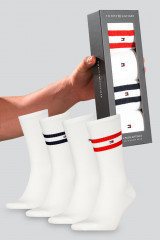 Tommy Hilfiger Socks 4-Pack 433 Sport Stripe Giftbox,