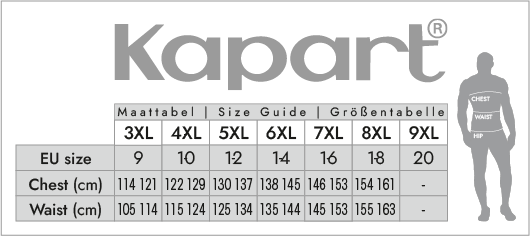Kapart size guide